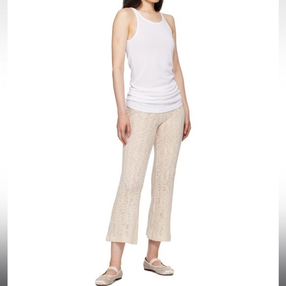 NWT BITE STUDIOS White Transparent Tank Top XS - Picture 5 of 8